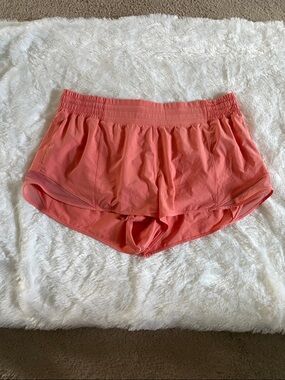 lululemon athletica Coral Pink Athletic Shorts